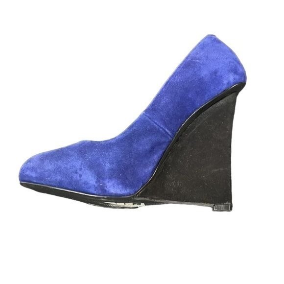 David Dixon sky high heels electric blue suede women shoes size 8 - Picture 6 of 7